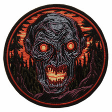 Bloody Werewolf Patch Iron-on Applique Halloween Badge Creature Spooky Legend