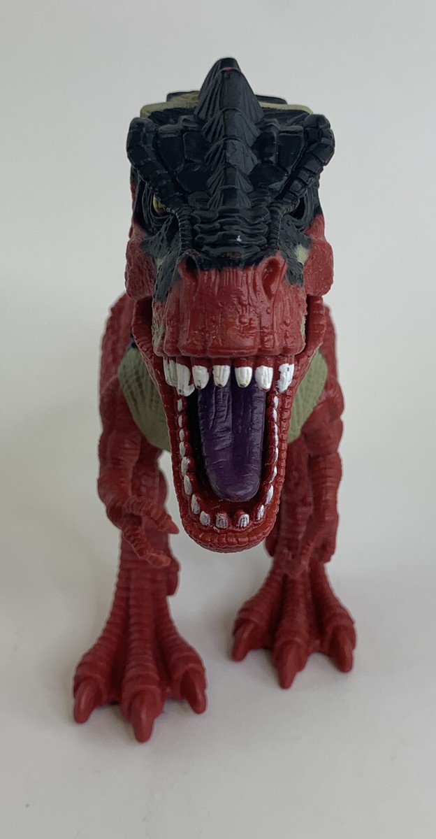 Animal Planet Dinosaur Tyrannosaurus Rex Red Roars Eyes
