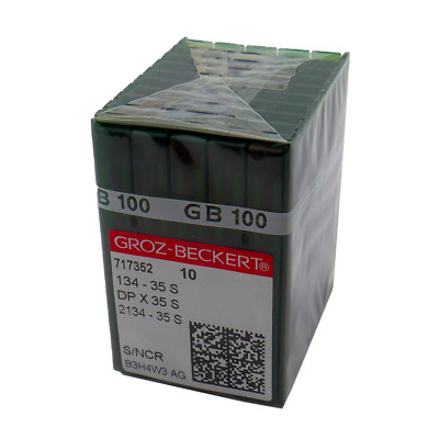 100 Pk Groz-Beckert 134-35 S Point Industrial Leather Sewing Machine Needles