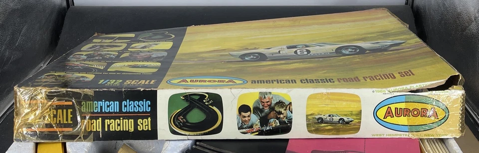 Juego de 2 coches Aurora K&B 1/32 Slot Car A-Jet #3200 con coches muy raro bonito vintage Foto 3 de 4