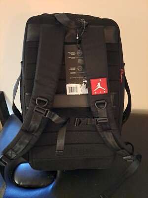 NIKE Air Jordan Jumpman Shoe Travel Backpack Collectors Pack Black