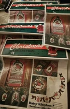 Lot Of 4 Vintage Daisy Kingdom Christmas Collection Cut Out Panels New In Packs