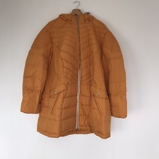 Sheego Womens Mustard Hooded Jacket Size 30 Plus Size