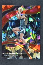 2024 Panini Select WNBA #208 Jackie Young Red Ice Prizms