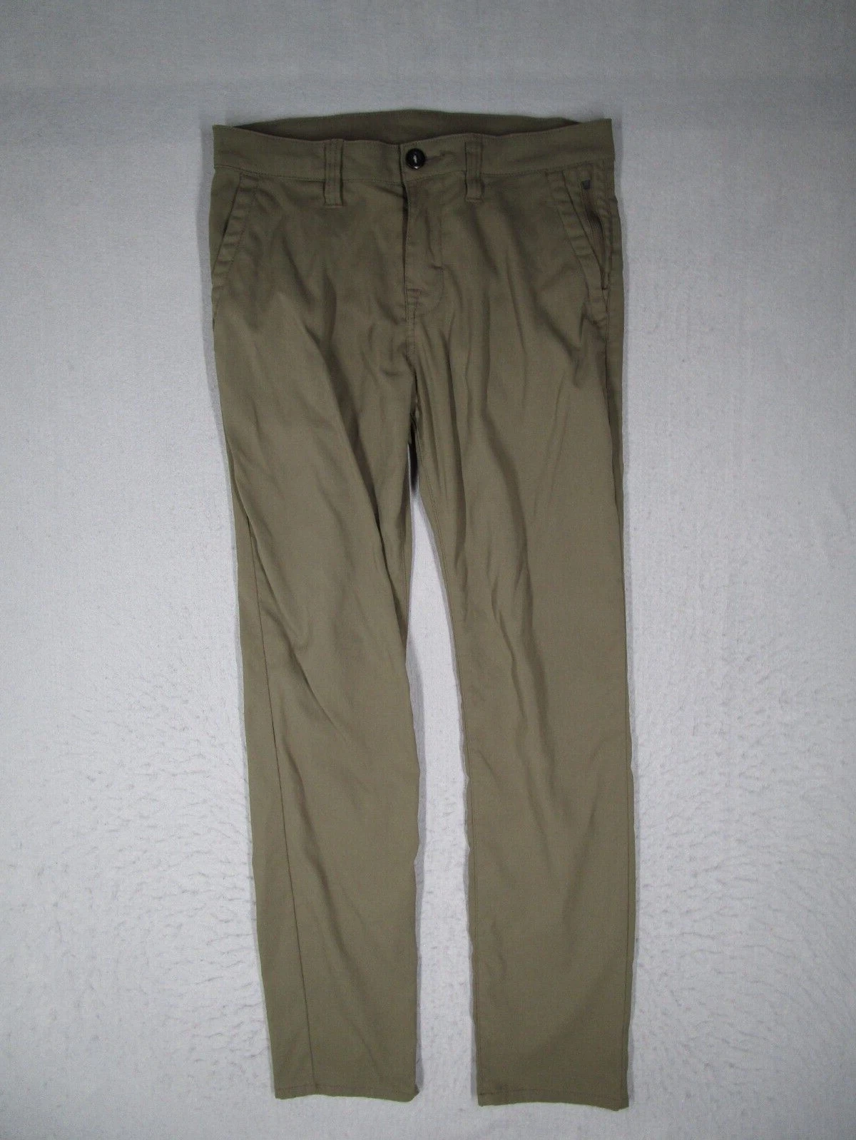 PrAna Pants Mens 30 Green Zion Chino Straight Flat Front Work Hike 30x32*