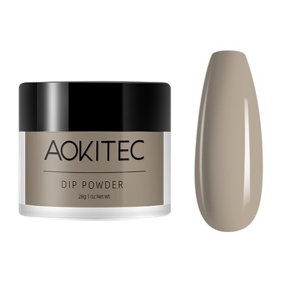 1oz Taupe Color Nail Dip Dipping Powder Acrylic Powder Nail Art Starter Kit DIY