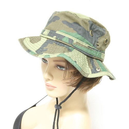Boonie Military Bucket Fishing Camping Hunting Hat Wide Brim Bucket Mens Womens - Picture 5 of 5