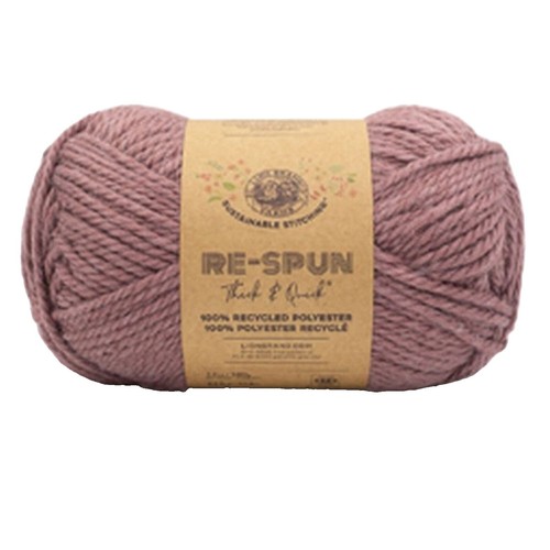 Lion Brand Terryspun Yarn - Bulky Weight 100% Polyester, 350 Yards Per Skein