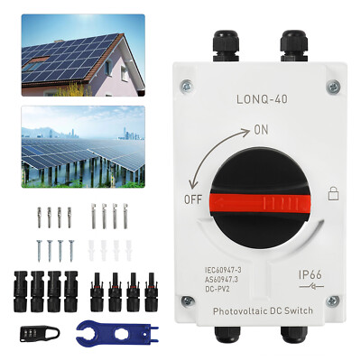Sectionneur DC 500V 32A Avec Interrupteur Déporté - Levac Solar