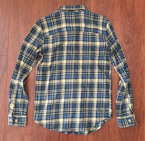 Filson Alaskan Plaid Flannel Shirt Guide Size XS Button Up Blue - Picture 3 of 4