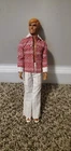 Vintage 1968 Mattel Ken Bendable Click Knee Doll Clothes Blonde Hair Blue Eyes