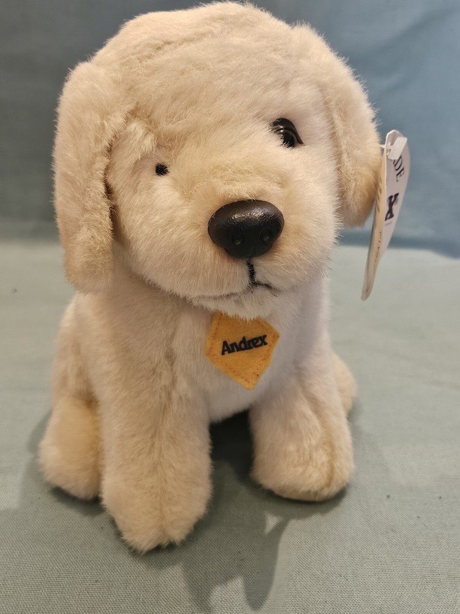 Vintage Andrex Toilet Tissue Labrador Puppy Dog Fluffy Plush Teddy