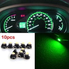 10x 6000K Verde LED T4.7 Neo Cuña Panel de Instrumentos Tablero Calibre Bombillas