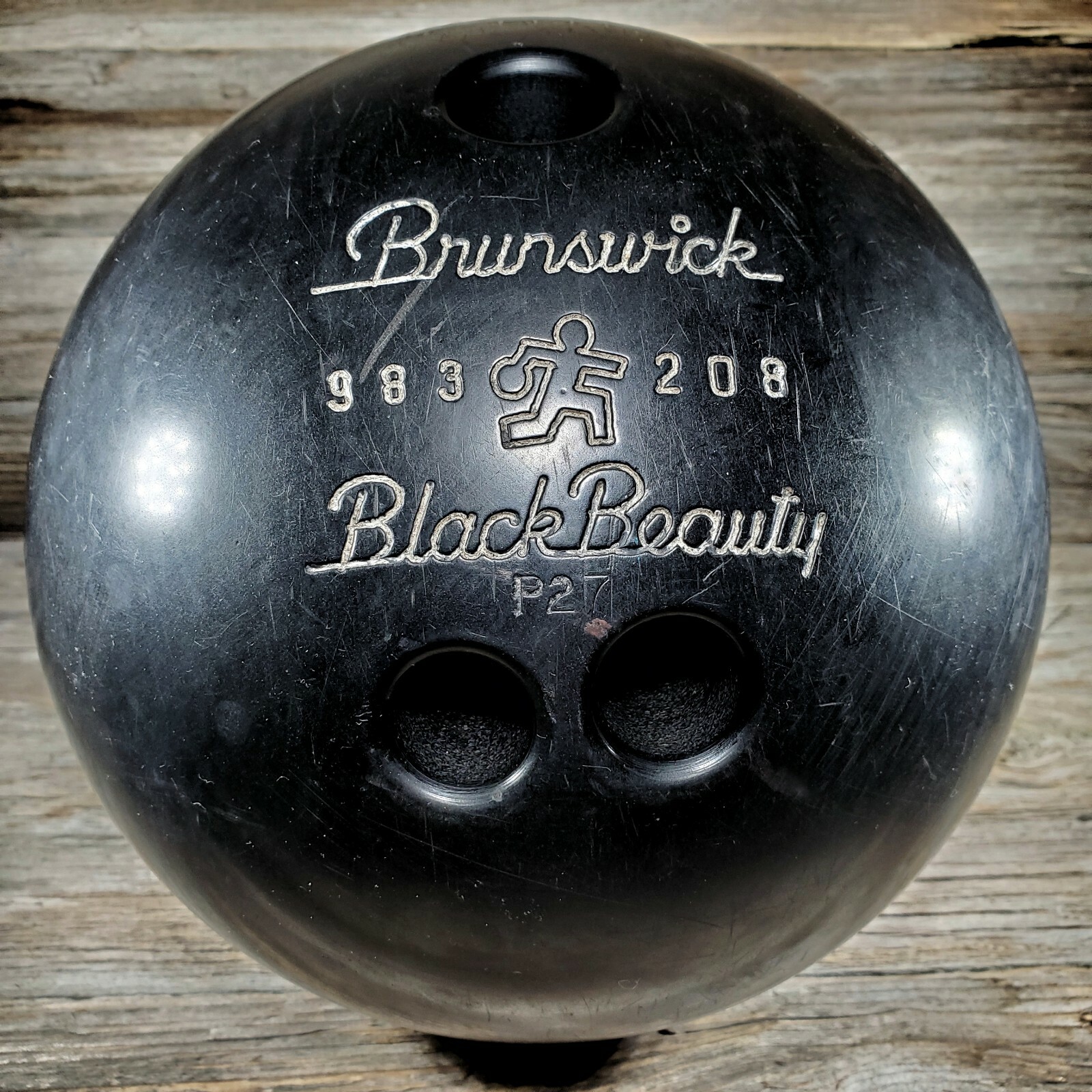 Brunswick Vintage Danger Zone Bowling Ball Vintage Render