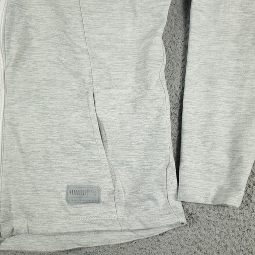 Puma Jacket Womens Size Large Gray Full Zip Up Track Sweater - Picture 4 of 10