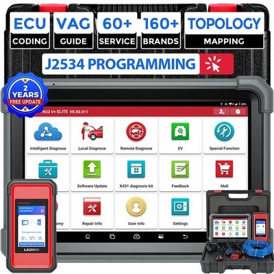 LAUNCH X431 PRO3 V+ ELITE PRO5 OBD2 Diagnosegerät Auslesegerät J2534 Programmier