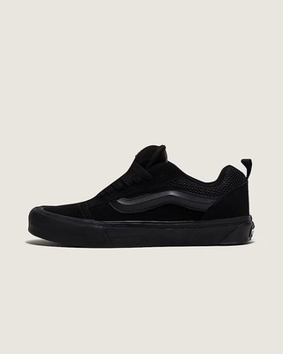 Vans Knu Skool Shoe Lifestyle, Retro Chunky, Suede Black/Black VN0009QCBKA