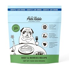 The Pets Table Beef & Berries Grain-Free Air Dried Dog Food, 1 lb (16 Oz) 41.99 per pound