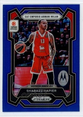 2023 Panini Prizm Turkish Airlines EuroLeague Blue /199 Shabazz Napier #168 1u5y