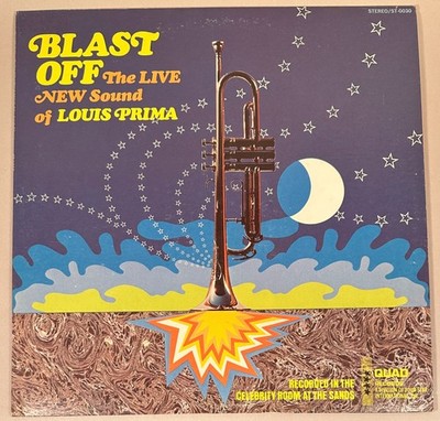 Louis Prima Blast Off Record VG+/VG++ Signed, Quad Records