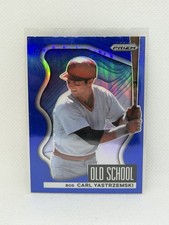 2022 Panini Prizm Old School Blue Prizm Carl Yastrzemski #OS-8 HOF