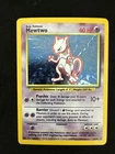 Mewtwo Base Set Holographic 10/102 Pokemon Card LP!