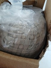Mills Waffle Throw Pillow 14x18 Rectangle Taupe Textured Cushion Decor New