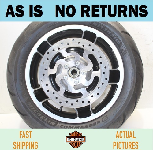2011 HARLEY DAVIDSON HFLTP REAR WHEEL RIM 180/65/16 MICHELIN OEM