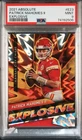 2021 Panini Absolute 2021 EXPLOSIVE Patrick Mahomes case hit PSA 9 #E23