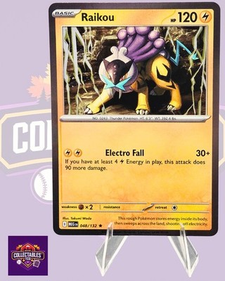 Raikou 048/132 Me01: Mega Evolution Holo - Pokemon TCG NM NM Near Mint