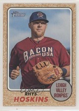 2017 Topps Heritage Minor League Edition Rhys Hoskins #164 yf1