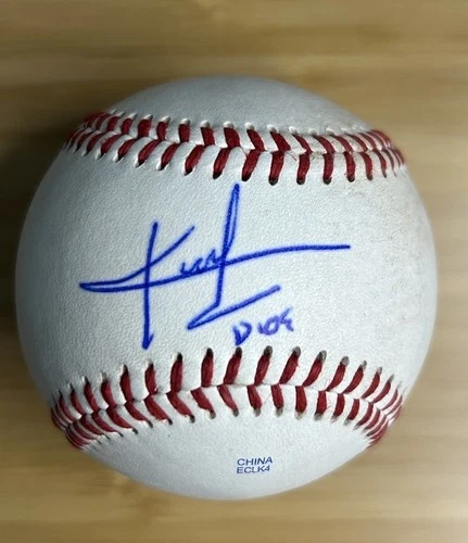 Kendry Chourio Signed Autograph Auto IP MiLB Baseball Top 100 Prospect Royals