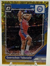 2024-25 Panini Donruss Optic #168 Guerschon Yabusele Gold Disco Prizm #d 10/10 