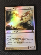 Sunblast Angel Foil X1 Scars Of Mirrodin Ex+ Cond See Pics English