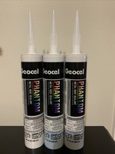 Lot 3 Geocel Phantom Metal Roof Sealant   Translucent Gray GC88902   10oz