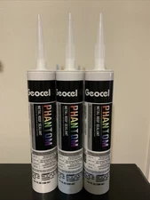 Lot 3 Geocel Phantom Metal Roof Sealant – Translucent Gray GC88902 – 10oz