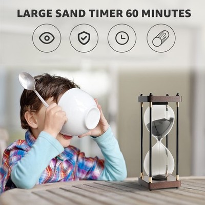 Sanduhr Hourglass Timer Sandglass 60 Minuten Sanduhr Geeignet für Schreibtisch