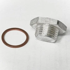 Aluminum Plug For Reverse Back Up Switch On Vw Bug Transmission Nose Cones