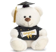 Plush Graduation Bear With Cap And Gown - FREE GIFT WITH PURCHASE