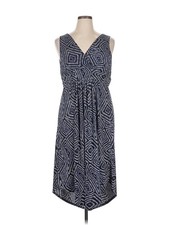 Karen Kane Women Blue Casual Dress 1X Plus