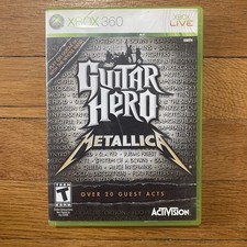 Guitar Hero Metallica Microsoft Xbox 360 2009 Complete CIB Game & Manual
