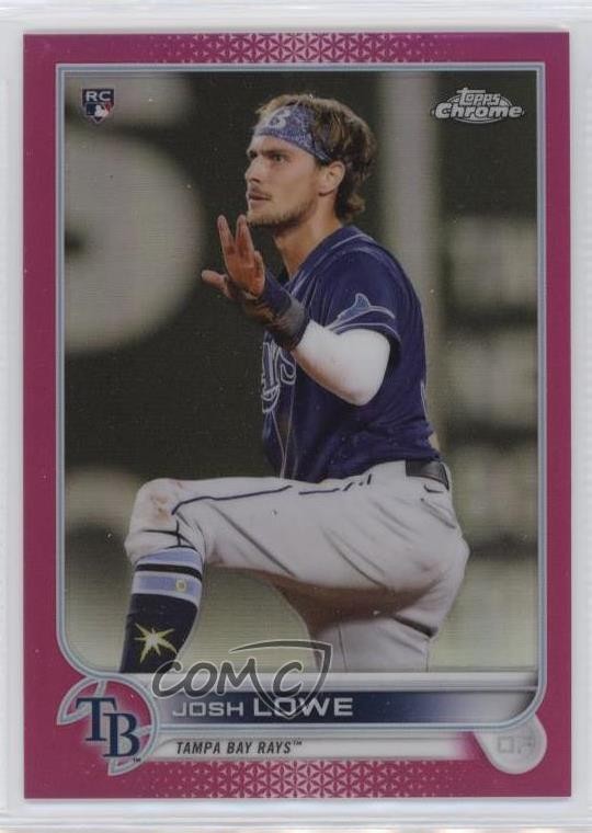 2022 Topps Chrome Magenta Refractor 79/399 Josh Lowe #83 1d0