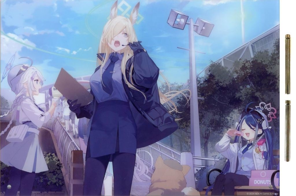 Public Safety Bureau &Amp; Community Safety Bureau Acrylic Plate &Quot;Blue Archive 3Rd