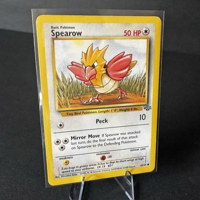 Spearow 62/64 Jungle Unlimited Common Pokemon Card WOTC Vintage Light Played LP