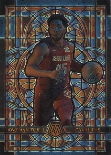 2023-24 PANINI MOSAIC ELEVATE DONOVAN MITCHELL GREEN PRIZM #20 NM+