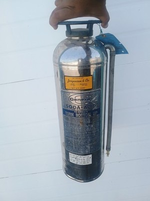 Vintage General Fire Guard Soda Acid Extinguisher ~ SS-15 ~ Blue 