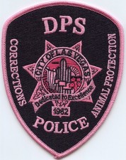 LAS VEGAS NEVADA POLICE DPS CORRECTIONS ANIMAL PROTECTION PINK POLICE PATCH