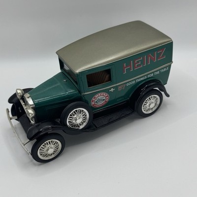 Model A FORD DELIVERY VAN COIN BANK W/LOCK & KEY - 1/25 DIECAST - HJ Heinz Co