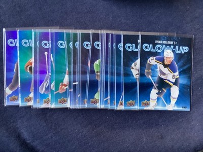2025-26 Upper Deck Series 2 GLOW-UP Insert Hockey Cards. You Pick From List.