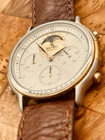 Seiko Vintage Moon Phase Watch 7A48-7040A-includes metal band